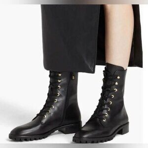 Stuart Weizmann Norrie Leather Combat boots in size 9